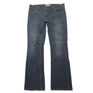 Y2K Levi Strauss Signature Bootcut Jeans Juniors 17 Long Blue Lowrise Distressed